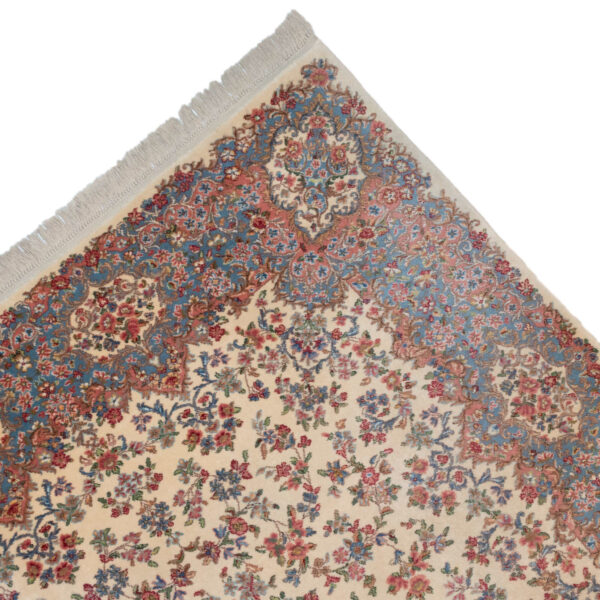 12’ x 8’8” KARASTAN Ivory Kirman Machine Made Wool Rug - Image 1