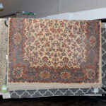 12’ x 8’8” KARASTAN Ivory Kirman Machine Made Wool Rug - Image 2