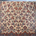 12’ x 8’8” KARASTAN Ivory Kirman Machine Made Wool Rug - Image 5
