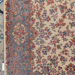 12’ x 8’8” KARASTAN Ivory Kirman Machine Made Wool Rug - Image 4