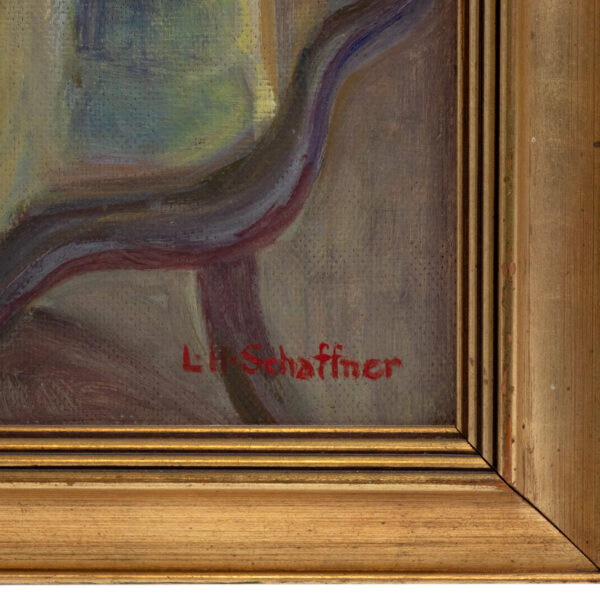 LILLIAN SCHAFFNER Original Oil Still Life on Canvas - Image 3