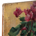 Vintage LILLIAN SCHAFFNER Original Oil on Canvas of Floral Still Life - Image 3