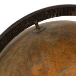 Vintage RAND MCNALLY Terrestrial Globe on Cast Iron Stand - Image 3