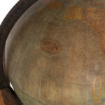 Vintage RAND MCNALLY Terrestrial Globe on Cast Iron Stand - Image 7