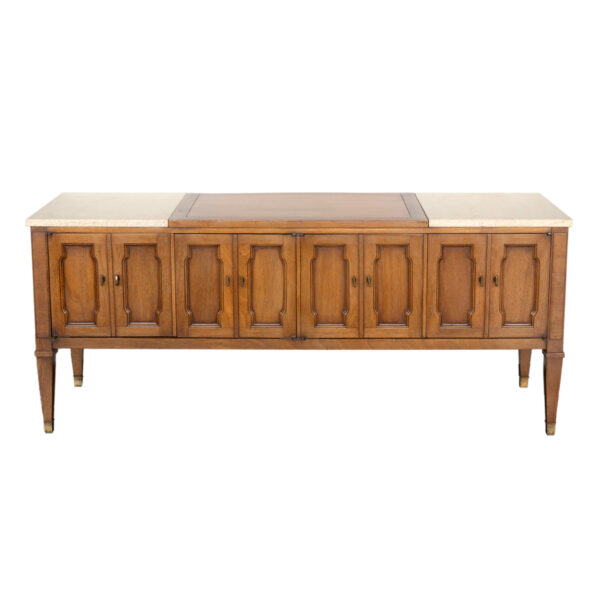 DREXEL Triune Coffee Table with Stone Top - Image 1