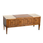 DREXEL Triune Coffee Table with Stone Top - Image 2