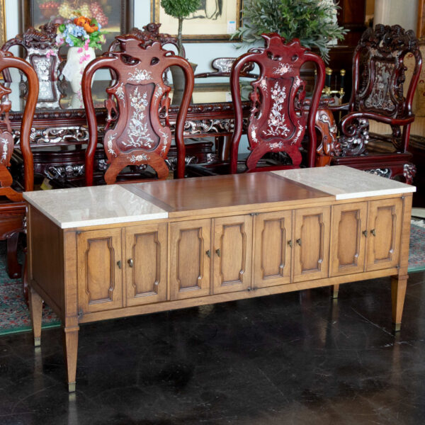 DREXEL Triune Coffee Table with Stone Top - Image 3
