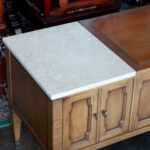 DREXEL Triune Coffee Table with Stone Top - Image 4