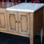 DREXEL Triune Coffee Table with Stone Top - Image 6
