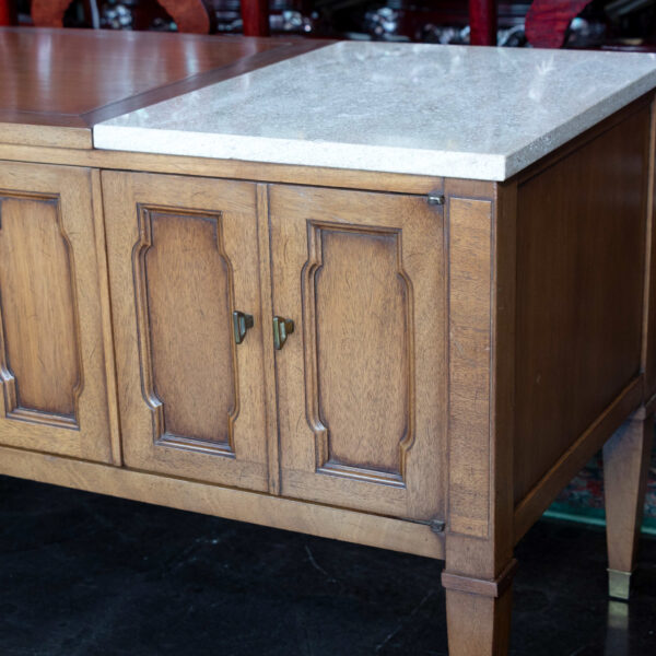 DREXEL Triune Coffee Table with Stone Top - Image 6