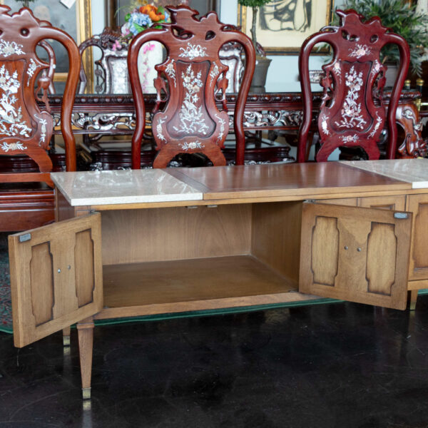 DREXEL Triune Coffee Table with Stone Top - Image 7