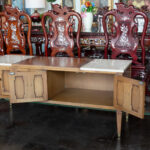 DREXEL Triune Coffee Table with Stone Top - Image 8