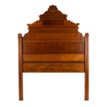 Antique Victorian Walnut Twin Bed - Image 2
