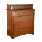 Antique Walnut Chest of Drawers - Image 2