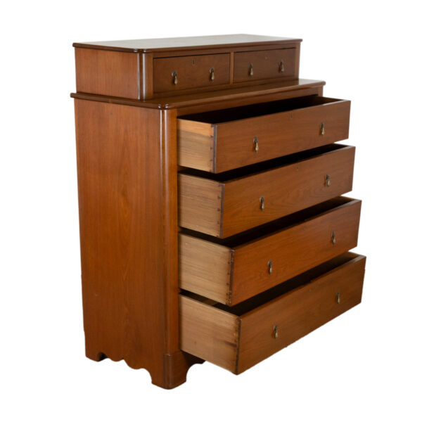 Antique Walnut Chest of Drawers - Image 4
