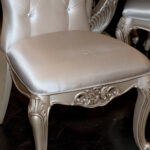 Mirabella French Provincial Dining Table with 1 Leaf and 6 Chairs - Image 7