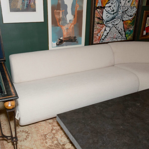 New ARHAUS Gianni 3 Piece Corner Sectional Sofa in Cream Upholstery - Image 6