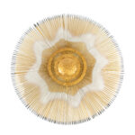 Vintage Mid Century Modern Starburst Wall Sculpture Attributed to Casa Devall