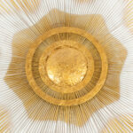Vintage Mid Century Modern Starburst Wall Sculpture Attributed to Casa Devall - Image 2