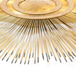 Vintage Mid Century Modern Starburst Wall Sculpture Attributed to Casa Devall - Image 3