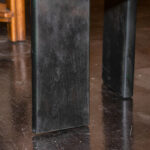 Vintage ADRIAN PEARSALL Solid Slate Top Side Table on Ebonized Wood Base - Image 3