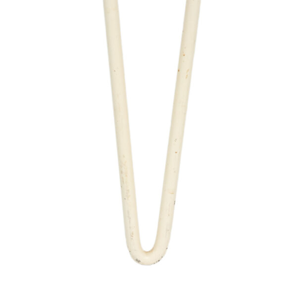 Vintage FLORENCE KNOLL Stackable Birch Top Stool on Hairpin Legs - Image 4