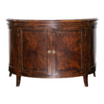 Artisan Made Demilune Buffet in Black Claret Finish