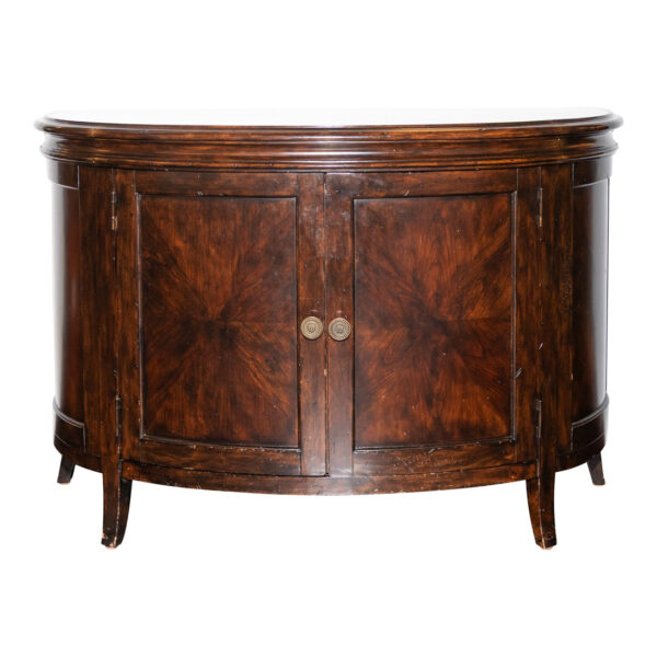 Artisan Made Demilune Buffet in Black Claret Finish - Image 1