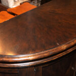 Artisan Made Demilune Buffet in Black Claret Finish - Image 3
