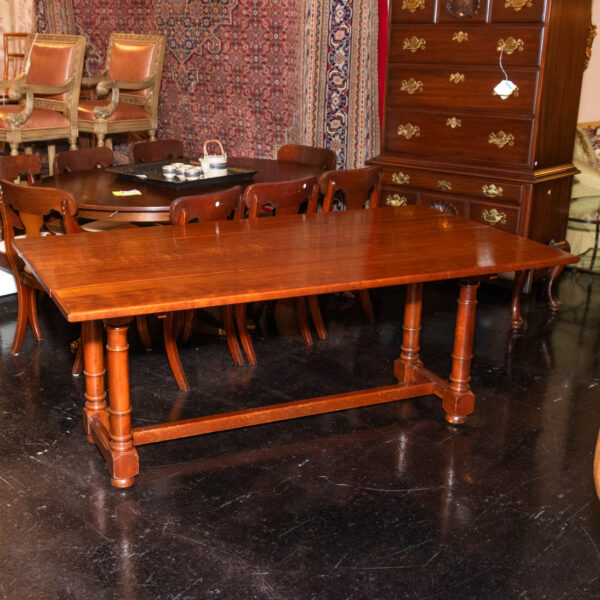 CENTURY FURNITURE Plank Style Flip Top Table in Cherry Finish - Image 6