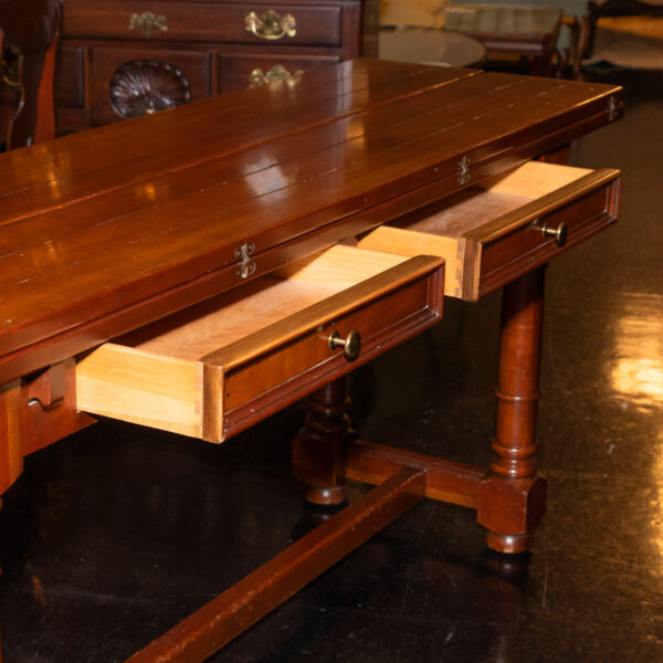 CENTURY FURNITURE Plank Style Flip Top Table in Cherry Finish - Image 3