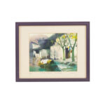 Signed “Water Town” Framed Print