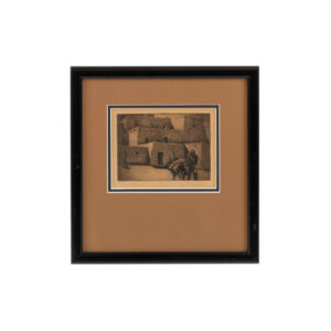 DOROTHY STAUFFER “Pueblo” Framed Etching