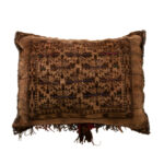 Kilim Pillow with Burlap Back
