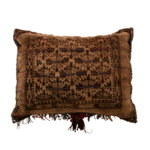 Kilim Pillow with Burlap Back
