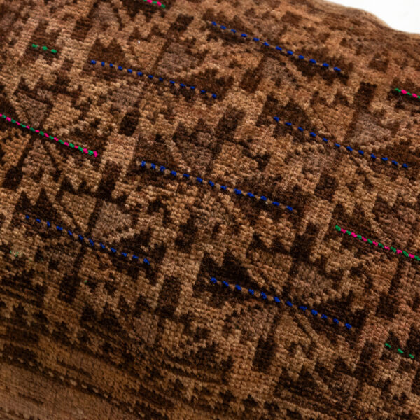 Kilim Pillow with Burlap Back - Image 2