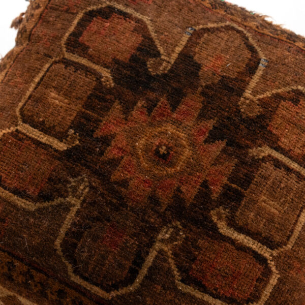Kilim Pillow with Burlap Back - Image 2