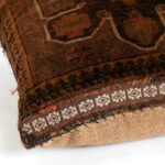 Kilim Pillow with Burlap Back - Image 4