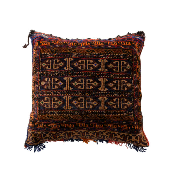 Kilim Pillow with Burlap Back - Image 1