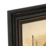 MARIO MARESCA “A Street in Paris - Horse & Buggy” Original Oil on Tile - Image 2