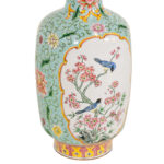 Chinese Cloisonne Vase with Cherry Blossom Motifs - Image 3