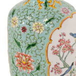 Chinese Cloisonne Vase with Cherry Blossom Motifs - Image 4