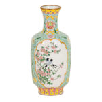 Chinese Cloisonne Vase with Cherry Blossom Motifs - Image 5