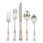 74 Piece REED AND BARTON Classic Rose Sterling Flatware
