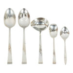 74 Piece REED AND BARTON Classic Rose Sterling Flatware - Image 3