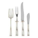 74 Piece REED AND BARTON Classic Rose Sterling Flatware - Image 4