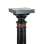 Black and Oak Pedestal Column - Image 2