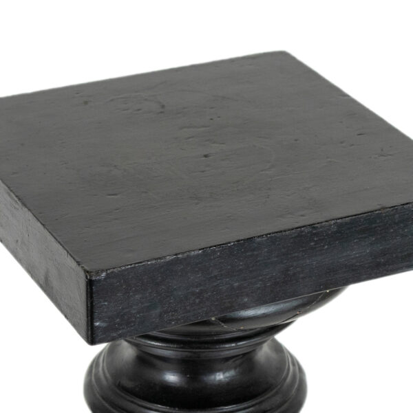 Black and Oak Pedestal Column - Image 3
