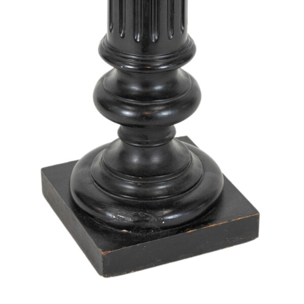 Black and Oak Pedestal Column - Image 4
