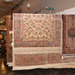 6’2” x 9’ Karastan Machine Made Wool Floral Kirmen Rug - Image 5